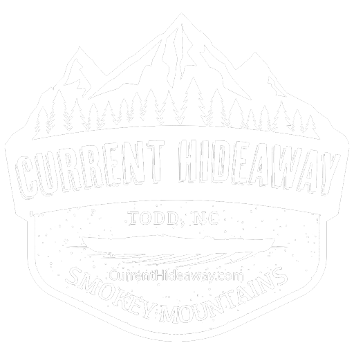 Current Hideaway Logo White