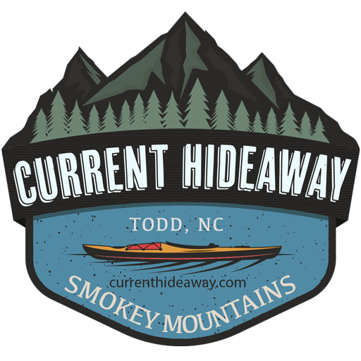 Current Hideaway Cabin in Todd, NC Logo